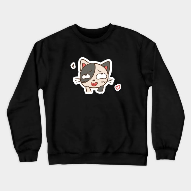Kitty Cat Animal Pet Design In love Heart Eyes T-Shirt Sticker T-Shirt Hoodie Mug Pillow Crewneck Sweatshirt by ivaostrogonac